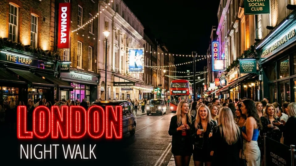 London Walking Tour, Explore West End, Piccadilly Circus & Soho at Night